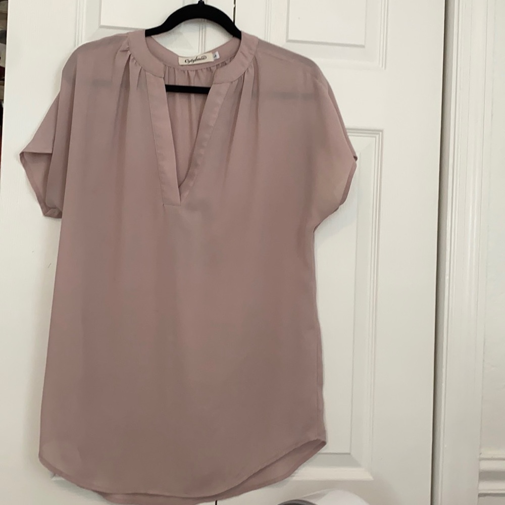 Mauve blouse